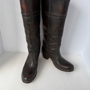 WOMEN’S FRYE JANE BROWN LEATHER RIDING BOOTS SIZE 7
